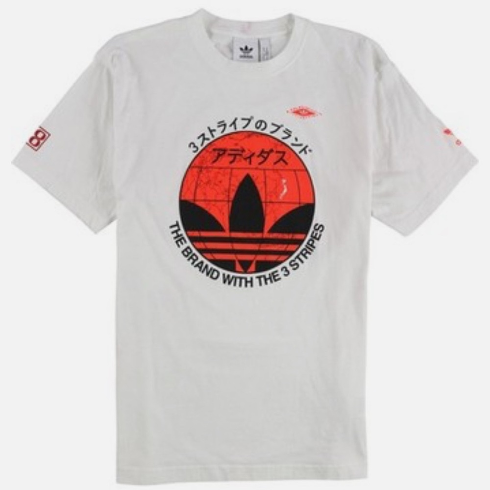 Adidas Men's Off-White Graphic Tee